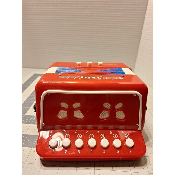 Schylling Little Red Accordian Make a Melody - Picture 6 of 12